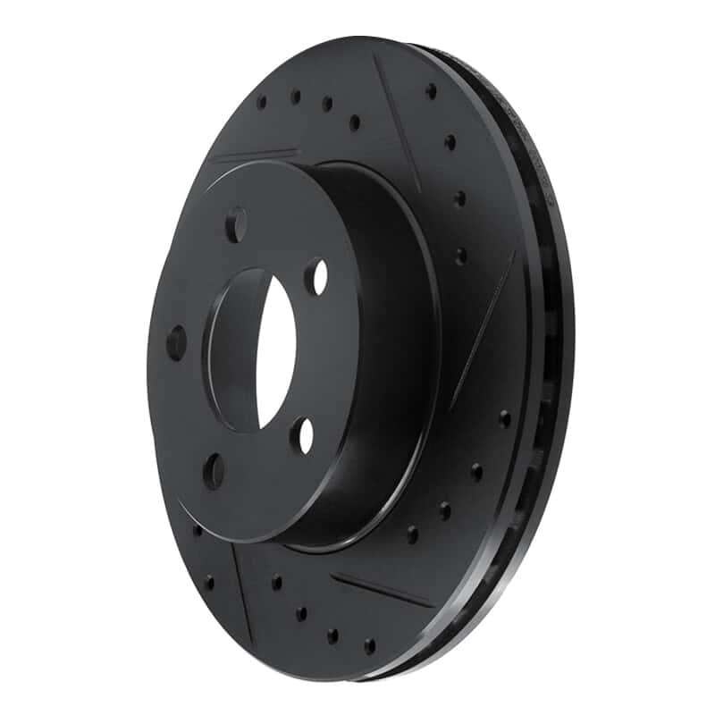 R1 Concepts — R1 95-02 Ford Ranger (USA/Canada) Front Right Drilled & Slotted Black Brake Rotor
R1 Brake Rotor Drill - view 2