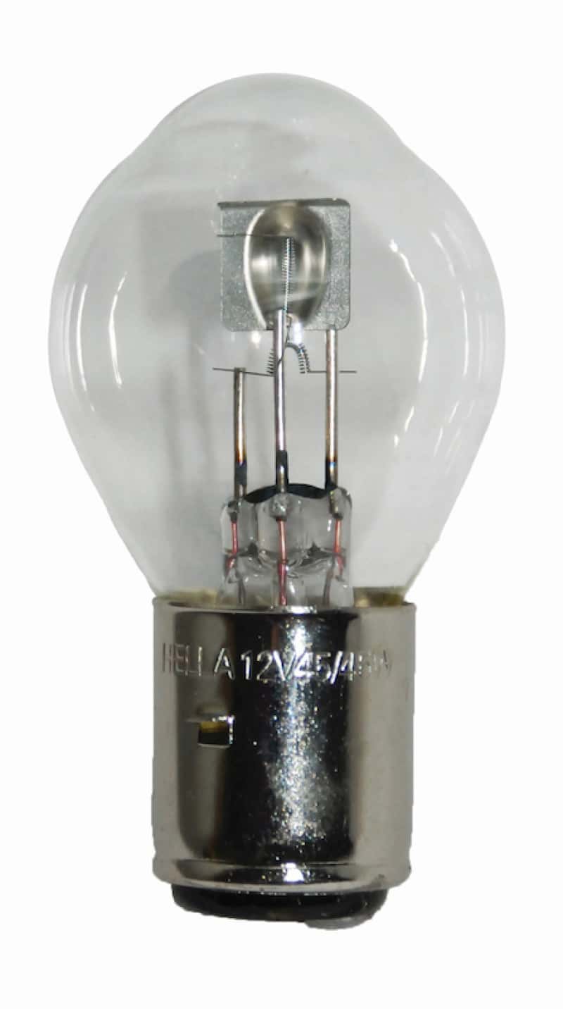 Hella — Hella Bulb 6245 12V 45/40W Ba20D B11 S2
6245 Incan Bulb - view 1