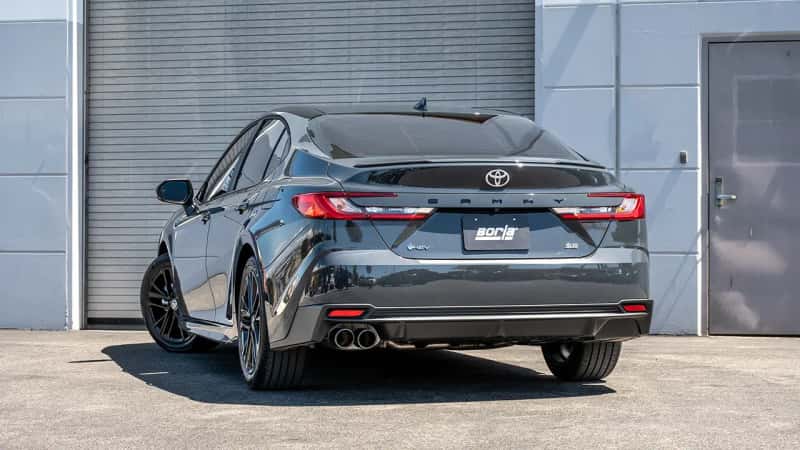 Borla — Borla 2025 Toyota Camry SE/XSE AT S-type Axle-Back Exhaust - 3.5in Black Chrome Tips
Axle-Back System - view 5