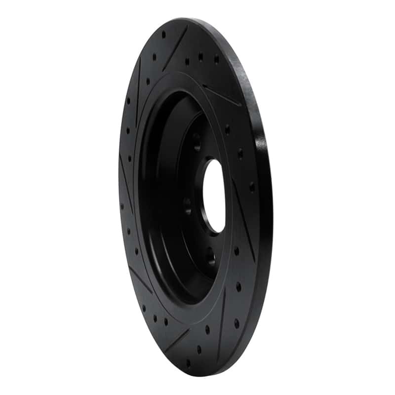 R1 Concepts — R1 07-18 Volvo S60 Cross Country Rear Right Drilled & Slotted Black Brake Rotor
R1 Brake Rotor Drill - view 4