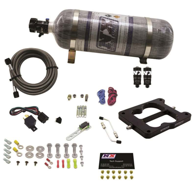 Nitrous Express — Nitrous Express Q-Jet/Holley Spread Bore Hitman Plus Nitrous Kit w/Composite Bottle
Injection System Kit
N2OSys - view 3