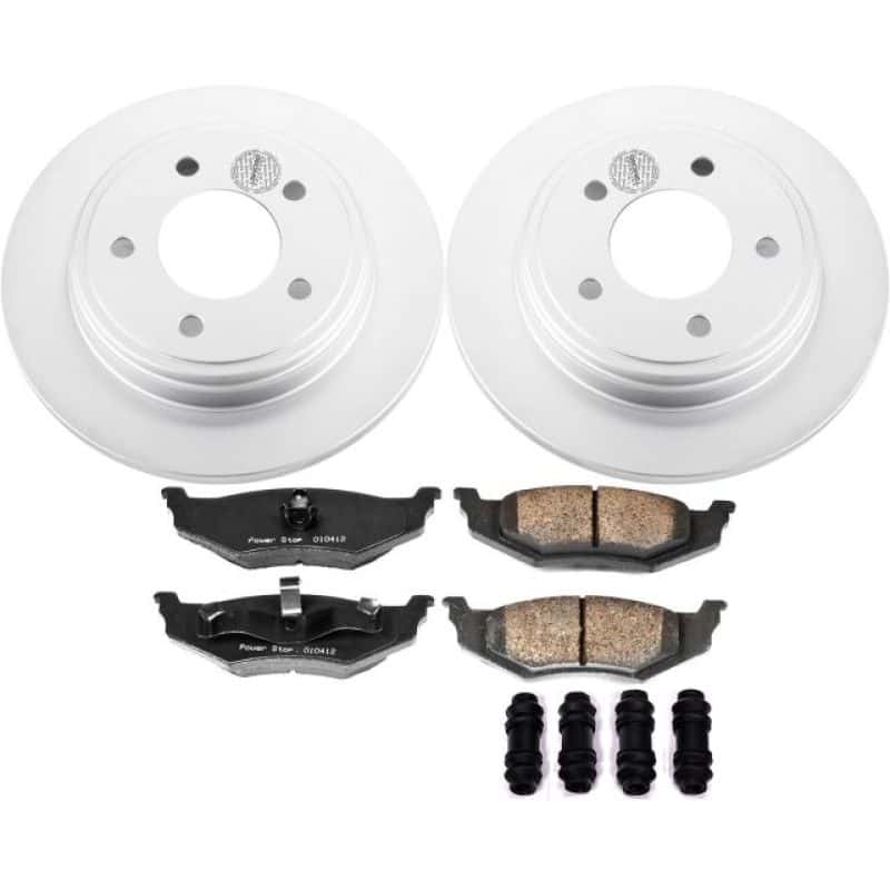 PowerStop — Power Stop 99-04 Chrysler 300M Rear Z17 Evolution Geomet Coated Brake Kit - view 1