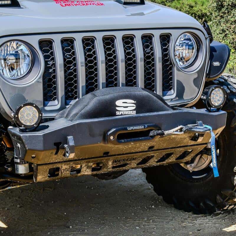 Superwinch — Superwinch Winch Cover for Sx 10000/12000/Talon 9.5 Integrated Winches - Blk Neoprene - view 11
