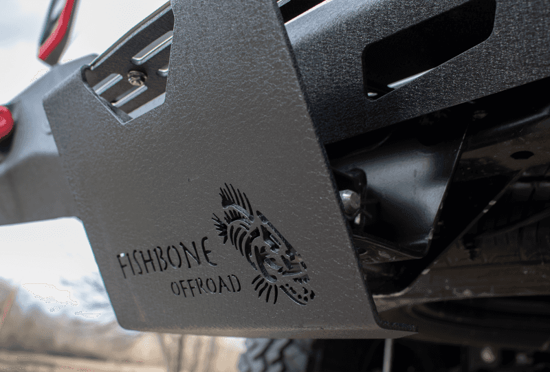 Fishbone Offroad — Fishbone Offroad 2In Receiver Hitch Mounted Step - Black Powdercoat Steel - view 3