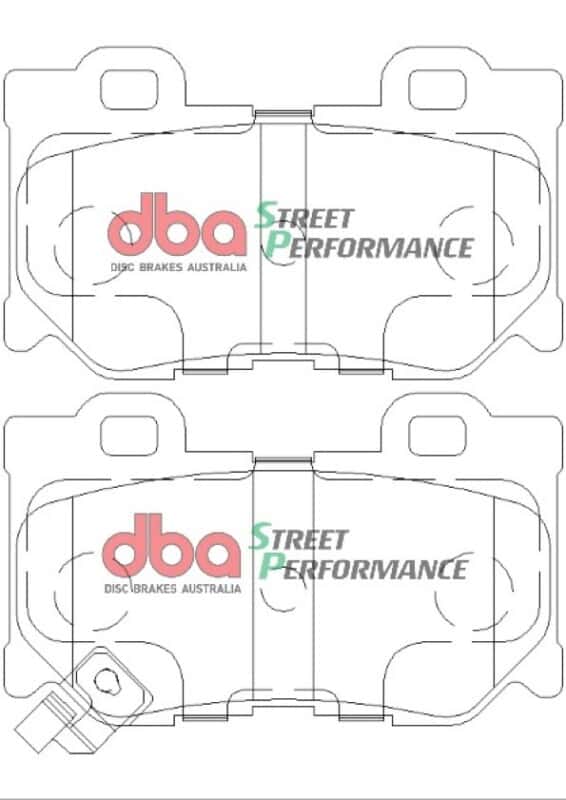 DBA — DBA 08-13 Infiniti G37 Rear SP Performance Brake Pads
Brake Pad - view 1