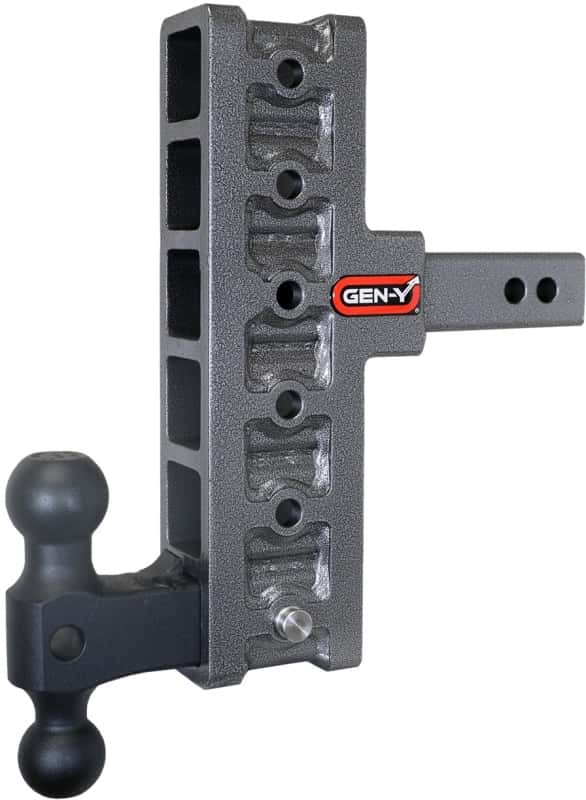 GEN-Y Hitch — Gen-Y Mega Duty 2in Shank 7.5in Offset Drop 2K TW 16K Hitch w/GH-051 Dual-Ball
Drop Hitch - view 2