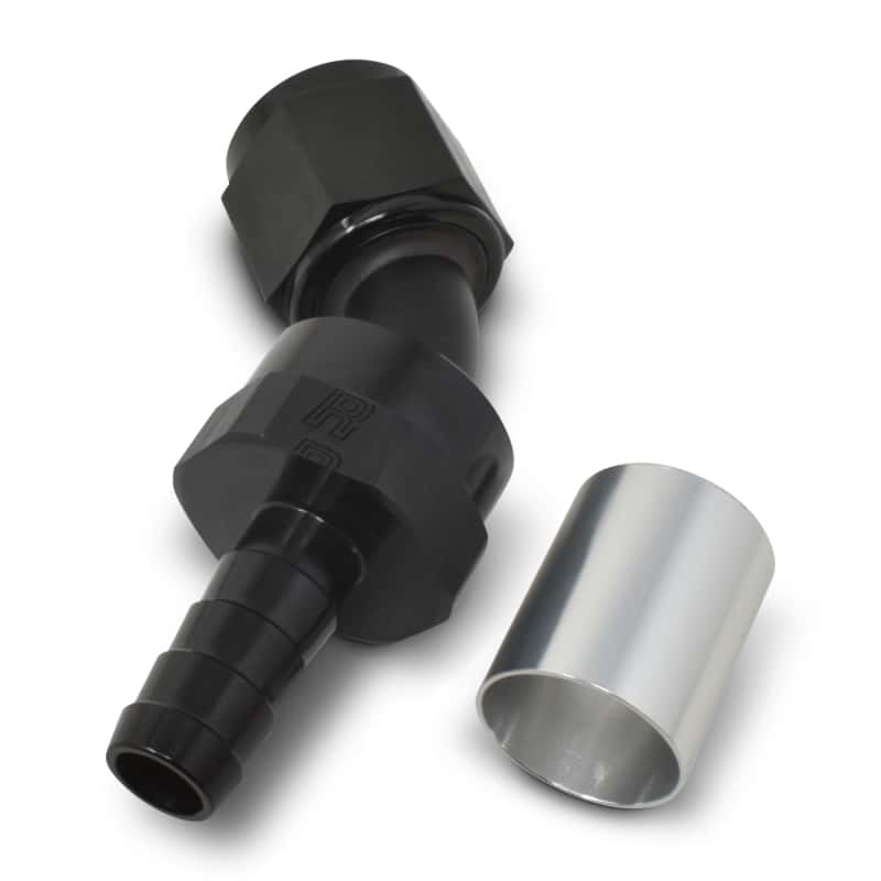 Russell — Russell Performance -10 AN Proclassic Crimp 45 Degree End (O.D. 0.825)
Hose Fitting - view 5