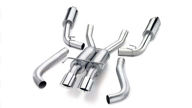 CORSA Performance — Corsa 1996-2002 Dodge Viper GTS 8.0L V10 Polished Sport Cat-Back Exhaust w/3in Inlet
Exhaust - view 2