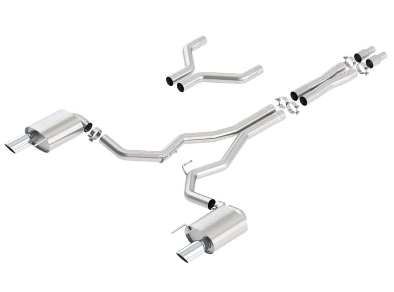 Borla — Borla Atak Cat-Back 15-17 Ford Mustang GT 5.0L V8 MT/AT 3in pipe 4in tip
Cat-Back System
ExhstSysKt - view 1