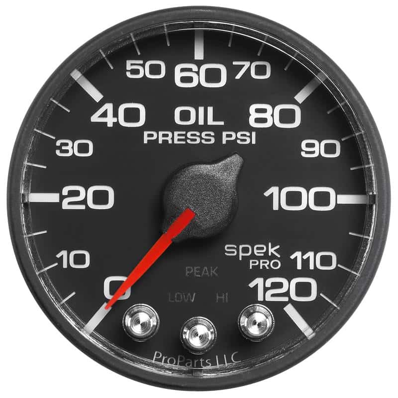 AutoMeter — Autometer Spek-Pro 52.4mm 0-120 PSI Digital Stepper Motor Oil Pressure Gauge
GA 2" OILP BFB SPEK - view 2