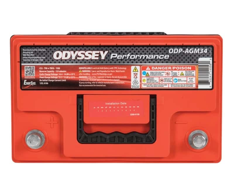 Odyssey Battery — Odyssey Battery Auto/Truck/Heavy Duty & Commercial Performance AGM Battery (34-790)
Odyssey ODP-AGM34 - view 3