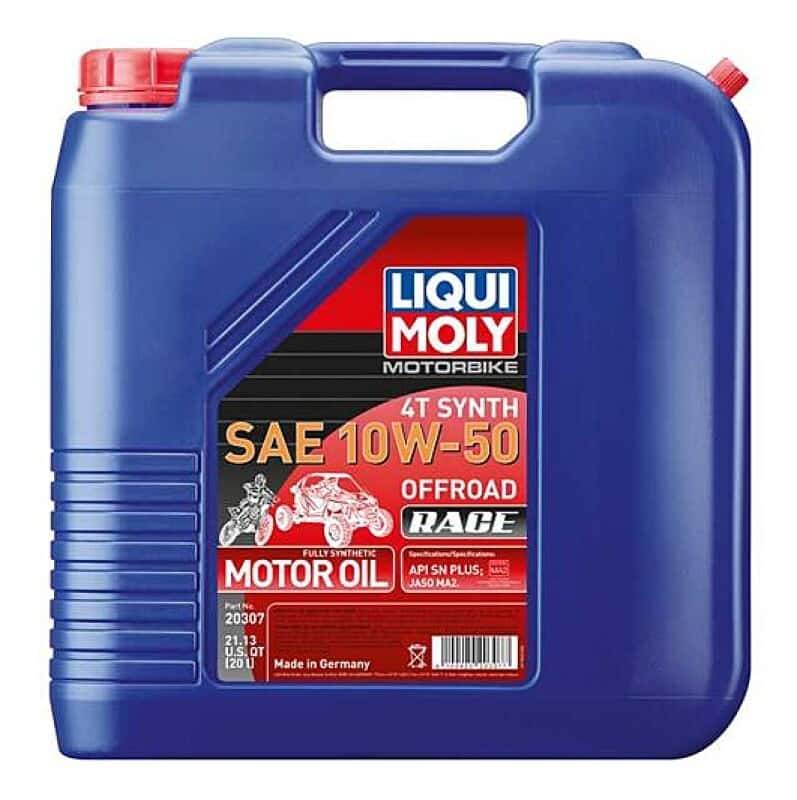 LIQUI MOLY — LIQUI MOLY 20L Motorbike 4T Synth SAE 10W50 Offroad Race - view 2