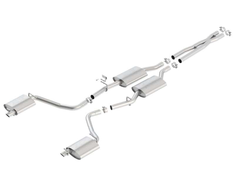 Borla — Borla 15-16 Dodge Charger 3.6L V6 ATAK Cat Back Exhaust (Uses Factory Valence)
Cat-Back System - view 3
