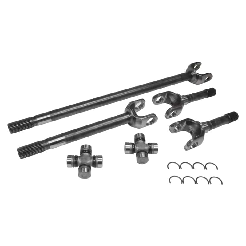 Yukon Gear & Axle — USA Standard 4340 Chrome-Moly Replacement Axle Kit For 72-81 Jeep CJ / Dana 30 / 27 Spline
4340 front axle kit - view 2