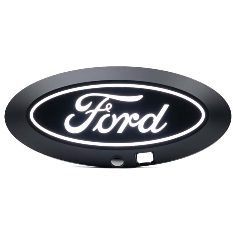 Putco — Putco 21-22 Ford F-150 Front Luminix Ford LED Emblem - w/ Camera CutOut
Emblem - view 1