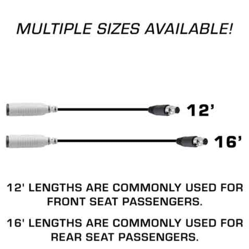 Rugged Radios — Rugged Radios STX STEREO Straight Cable to Intercom (Select Length) 12 Feet - view 2