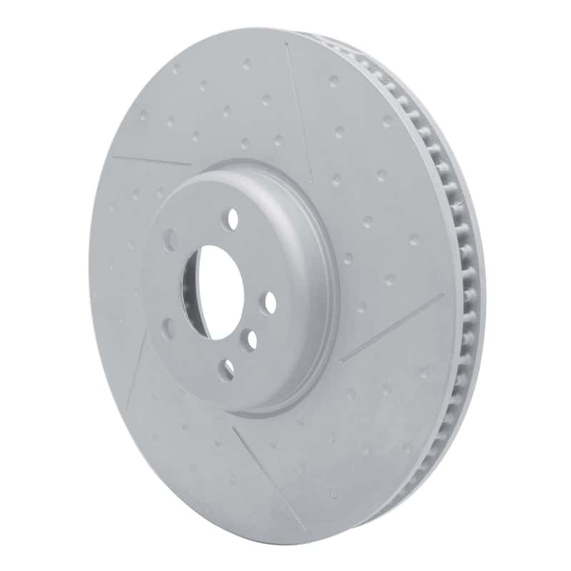 DFC — DFC 20-25 BMW M340iX Right Front Hi-Carbon Alloy Geomet Coated Rotor - Dimpled and Slotted - view 2