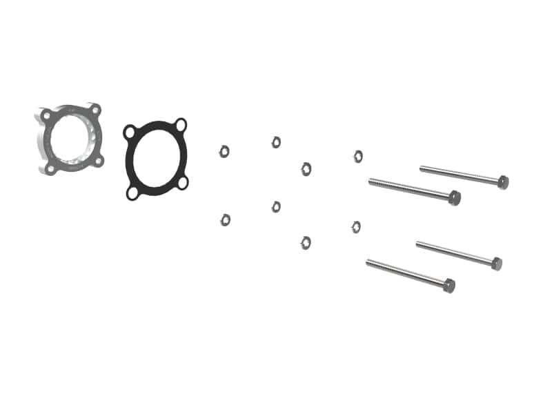 aFe — aFe 21-23 Subaru Crosstrek Silver Bullet Throttle Body Spacer Kit
Throttle Body Spacer - view 2