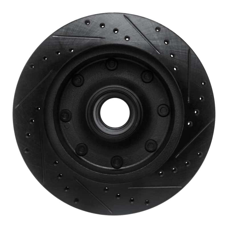 R1 Concepts — R1 1986-1994 Ford F-250 2WD (Excl Super Duty) Front Left Drilled & Slotted Black Brake Rotor
R1 Brake Rotor Drill - view 5
