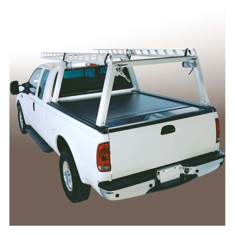 Pace Edwards — Pace Edwards 04-15 Nissan Titan Std/Ext Cab SB / 01-06 Toyota Tundra Std Cab LB Contractor Rack
Truck Bed Rack - view 2
