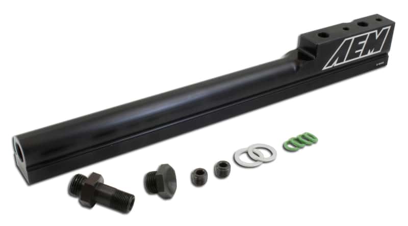 AEM — AEM 94-01 Integra Black Fuel Rail
Volume Fuel Rails
Hi Vol Fuel Rail - view 1