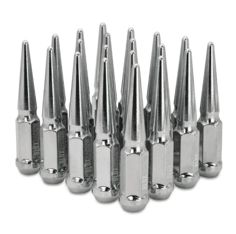 BLOX Racing — BLOX Racing Spike Forged Lug Nuts - Chrome 12 x 1.25mm - Set of 20 - view 1