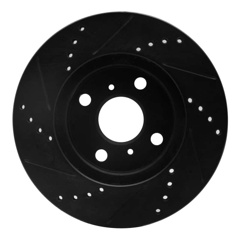 R1 Concepts — R1 04-06 Scion XB Front Right Drilled & Slotted Black Brake Rotor
R1 Brake Rotor Drill - view 5
