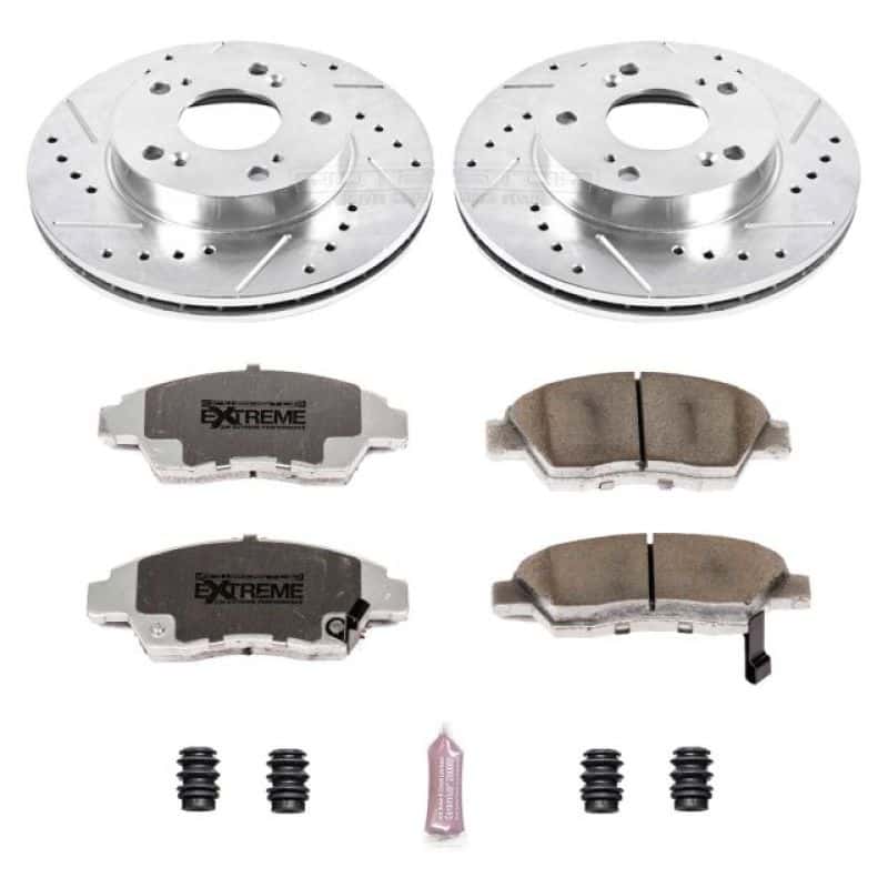 PowerStop — Power Stop 06-11 Honda Civic Front Z26 Street Warrior Brake Kit - view 1