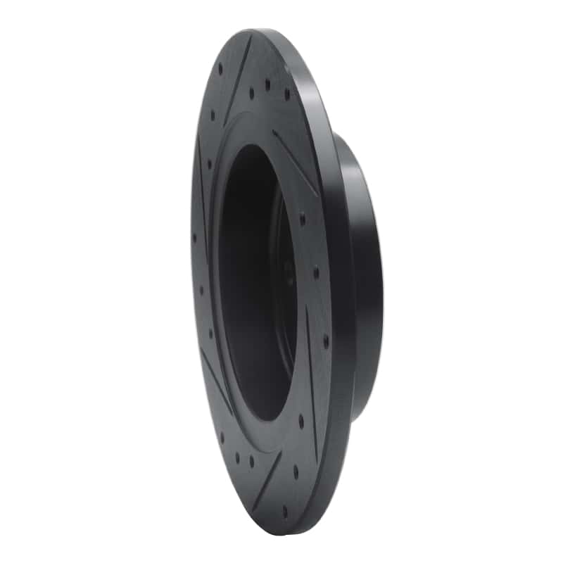 R1 Concepts — R1 11-22 Buick Encore Rear Right Drilled & Slotted Black Brake Rotor
R1 Brake Rotor Drill - view 4