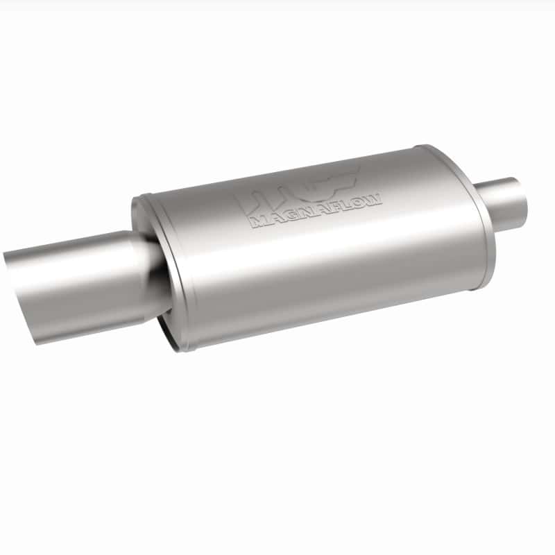 Magnaflow — MagnaFlow Muffler W/Tip Mag SS 14X5X8 2.25/4.
Straight Through - view 10