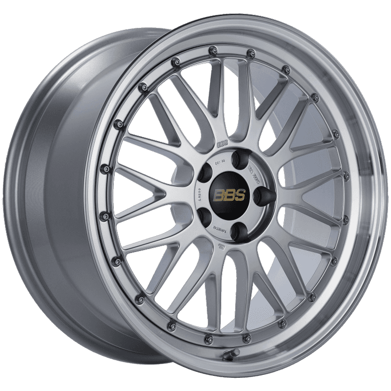BBS — BBS LM 19x9 5x112 ET42 Diamond Silver Center Diamond Cut Lip Wheel -82mm PFS/Clip Required - view 2