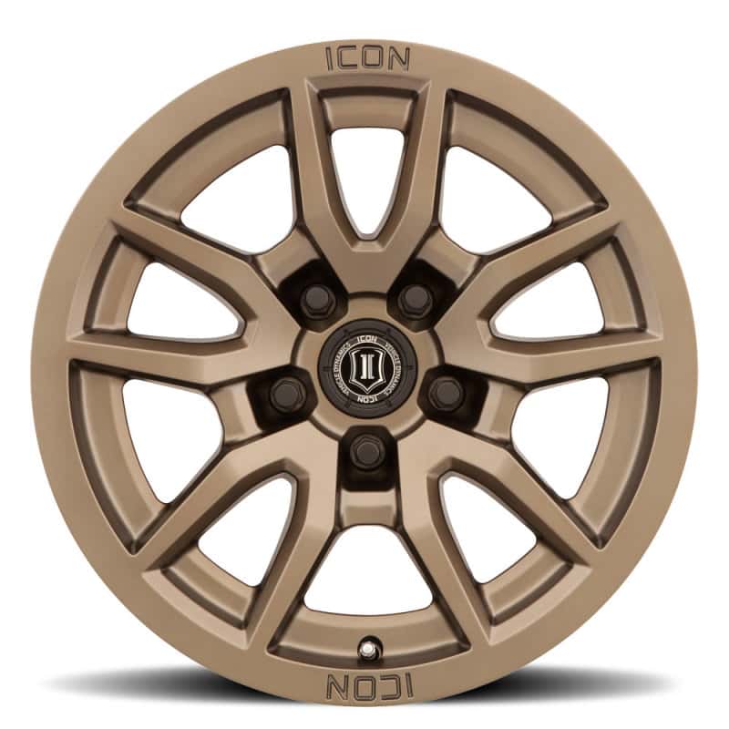 ICON — ICON Vector 5 17x8.5 5x150 25mm Offset 5.75in BS 110.1mm Bore Bronze Wheel
VECTOR 5 WHEEL - view 2