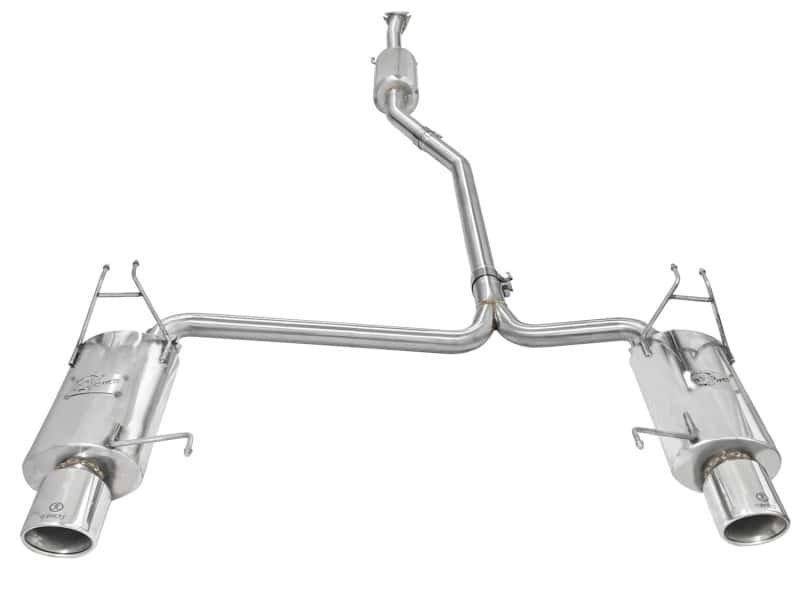 aFe — aFe Takeda Exhaust 2.25in to 2in Dia 304SS Cat-Back w/Polished Tips 08-12 Honda Accord Coupe V6 3.5L
Cat-Back Exhaust - view 2