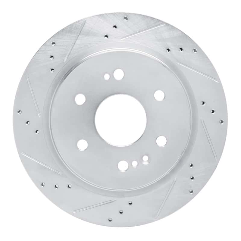 R1 Concepts — R1 2019-2025 Cadillac Escalade ESV Rear Left Drilled & Slotted Silver Brake Rotor
R1 Brake Rotor Drill - view 1