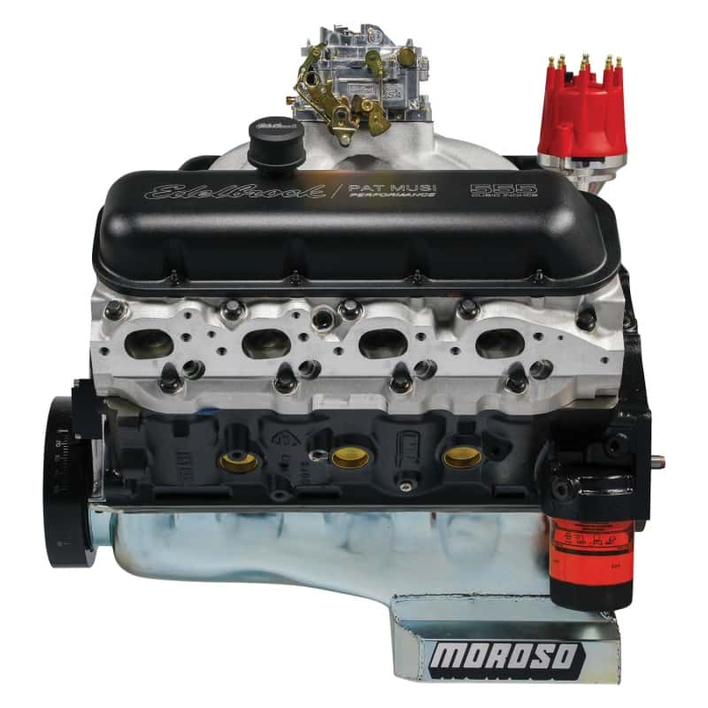 Edelbrock — Edelbrock Crate Engine Edelbrock/Pat Musi 555 RPM XT BBC 675 HP Stock Exhaust Port Location
{"Sellable":"Yes"}
CRATE ENGINE - view 9