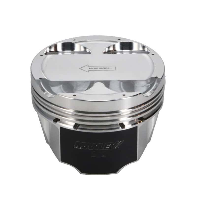 Manley Performance — Manley Toyota 2JZGTE 94mm Stroke 86.75mm Bore -6cc Dish 10:1 CR Turbo Tuff Piston Set w/ Rings
Piston Set - view 7