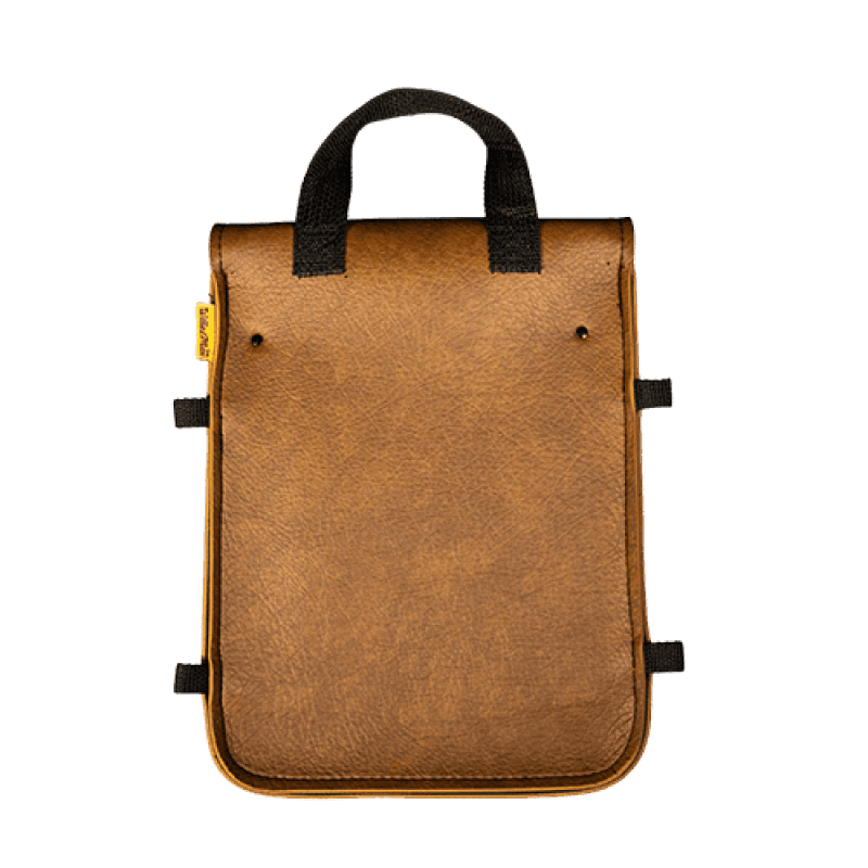 Willie & Max — Willie & Max Universal Brass Monkey Sissy Bar Bag (8 in L x 10 in W x 4.5 in H) - Warm Brown - view 2