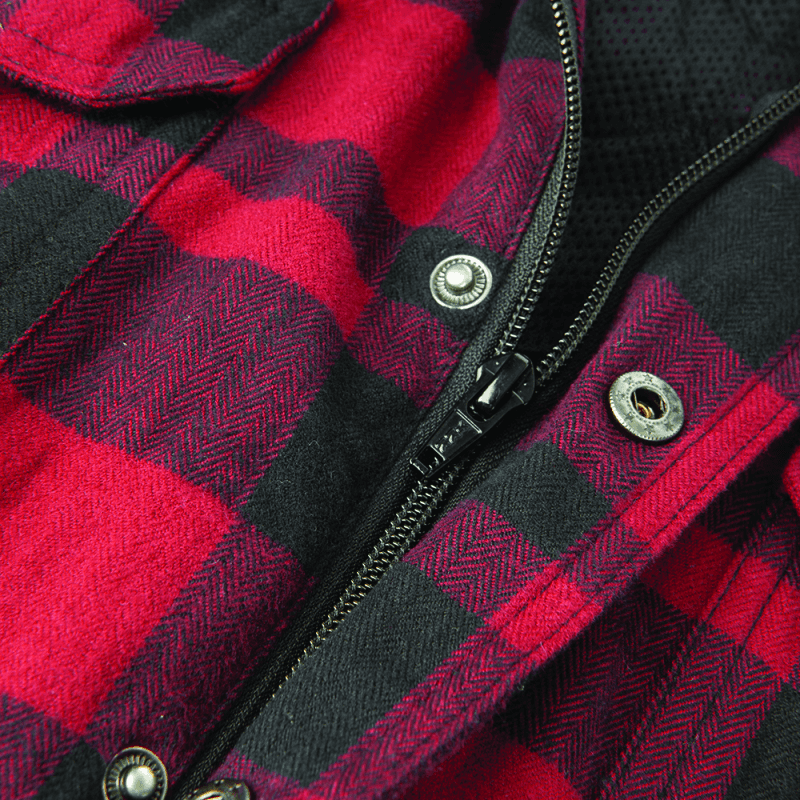 Speed and Strength — Speed and Strength Black 9 2.0 Moto Shirt Red - Small - view 2