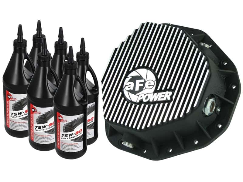 aFe — aFe Power Cover Rear Differential w/ 75W-90 Gear Oil Dodge Diesel Trucks 03-05 L6-5.9L
Differential Cover - view 1