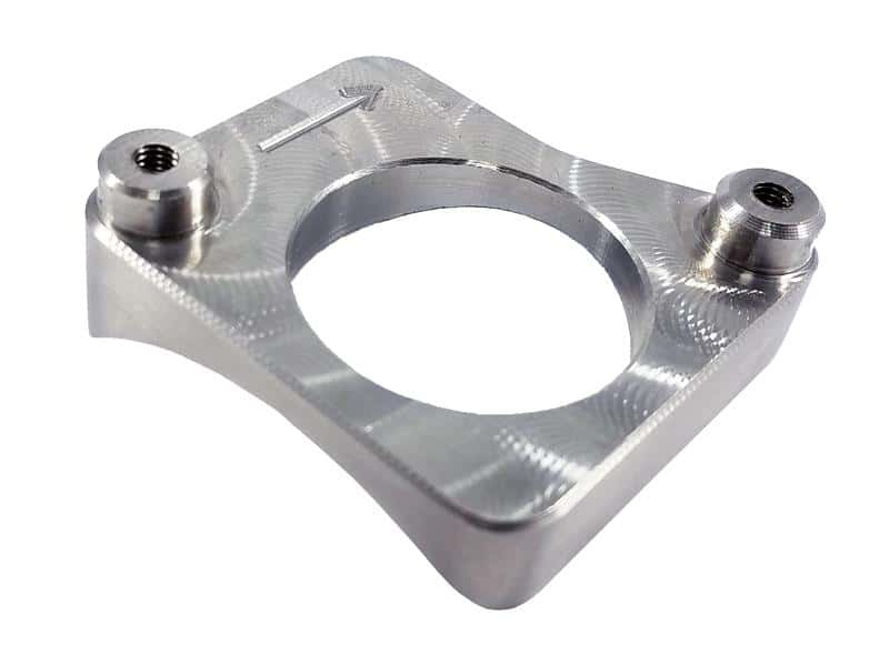 Torque Solution — Torque Solution Subaru 02-07 WRX/STI Stainless Steel Denso MAF Flange (For 3in Piping) - view 2