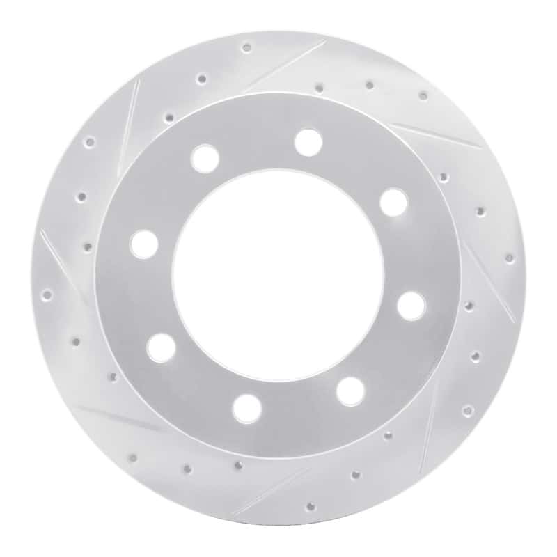 R1 Concepts — R1 99-07 Ford E-150 Rear Left Drilled & Slotted Silver Brake Rotor
R1 Brake Rotor Drill - view 1