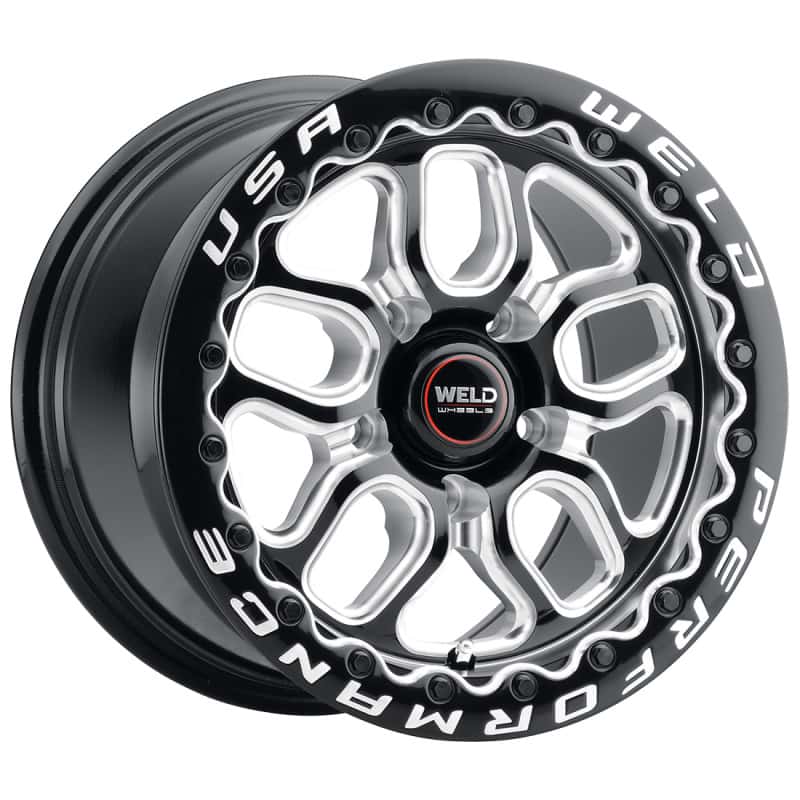 Weld — Weld S907 15X10 Laguna Beadlock 5X114.3 ET25 BS6.5 Gloss Black MIL Dia 78.1 - view 3