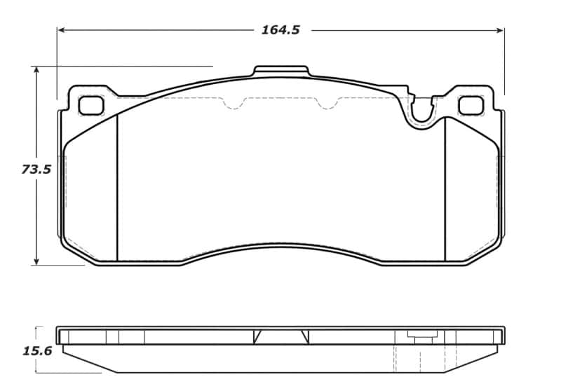 Stoptech — StopTech Street Touring 08-09 BMW 128i/135i Coupe Front Brake Pads
Brake Pads W/Hrdwr - view 6