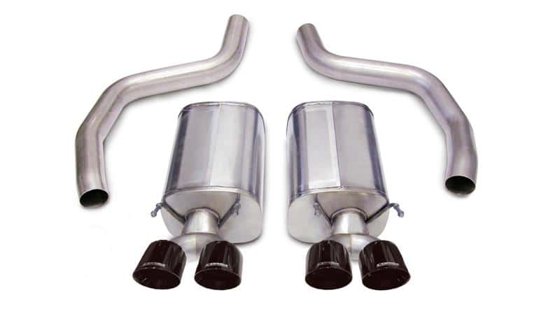 CORSA Performance — Corsa 2006-2013 Chevrolet Corvette C6 Z06 7.0L V8 Black Sport Axle-Back Exhaust
Exhaust - view 2