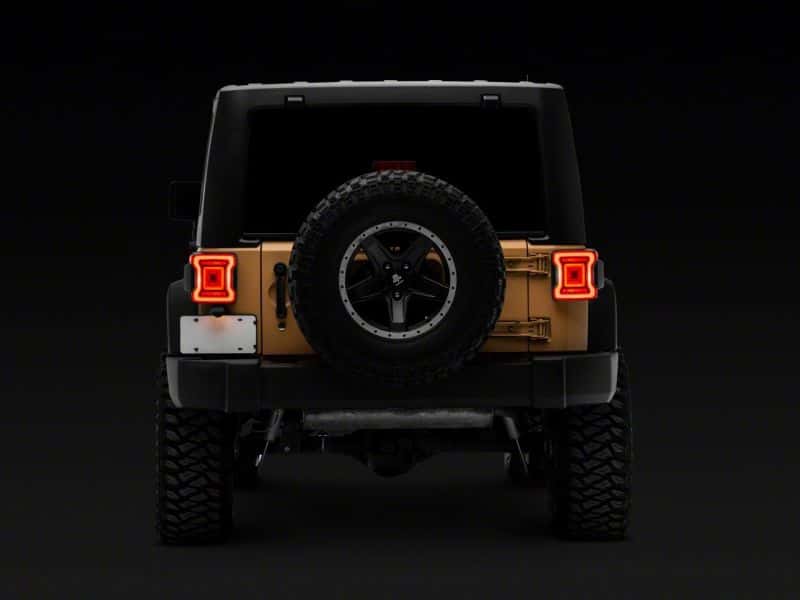Raxiom — Raxiom 07-18 Jeep Wrangler JK Axial Series JL Style LED Tail Lights- BlkHousing- Red Lens
Lights - view 10