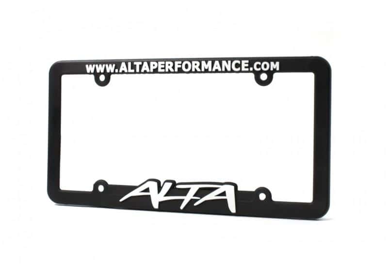 Alta — ALTA Plastic License Plate Frame - view 1
