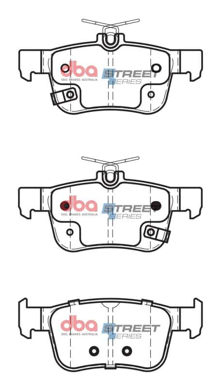 DBA — DBA 17-21 Honda Civic Si Rear Street Series Brake Pads
Brake Pad - view 1