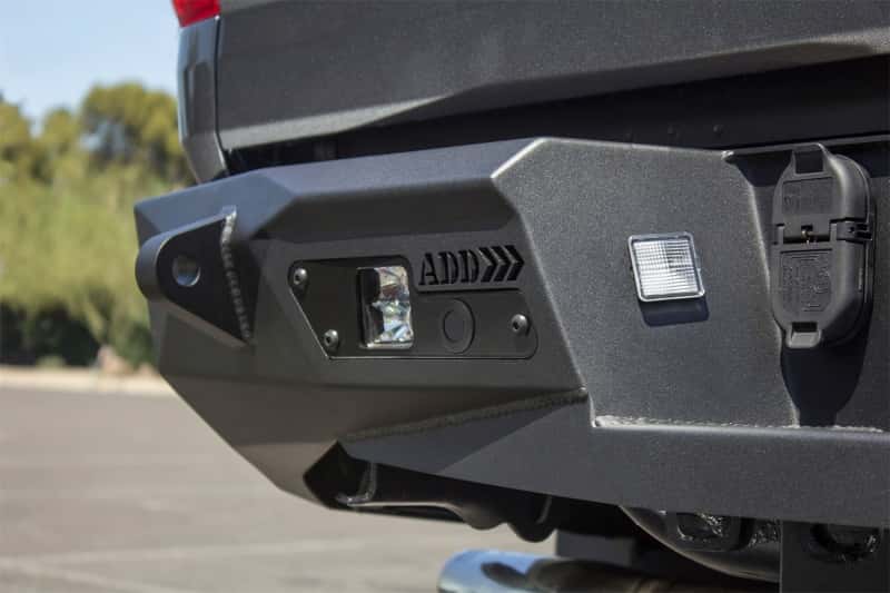 Addictive Desert Designs — Addictive Desert Designs 2014+ Toyota Tundra Stealth Fighter Rear Bumper w/ Backup Sensor Cutouts
Bumper- Rear
Bumpers - view 5