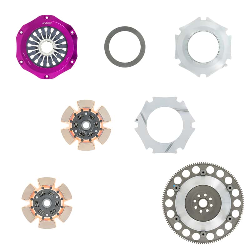 Exedy — Exedy 2004-2014 Subaru Impreza WRX STI H4 Hyper Compe-D Twin Cerametallic Clutch Sprung Center Disc
Hyper Compe Series - view 2