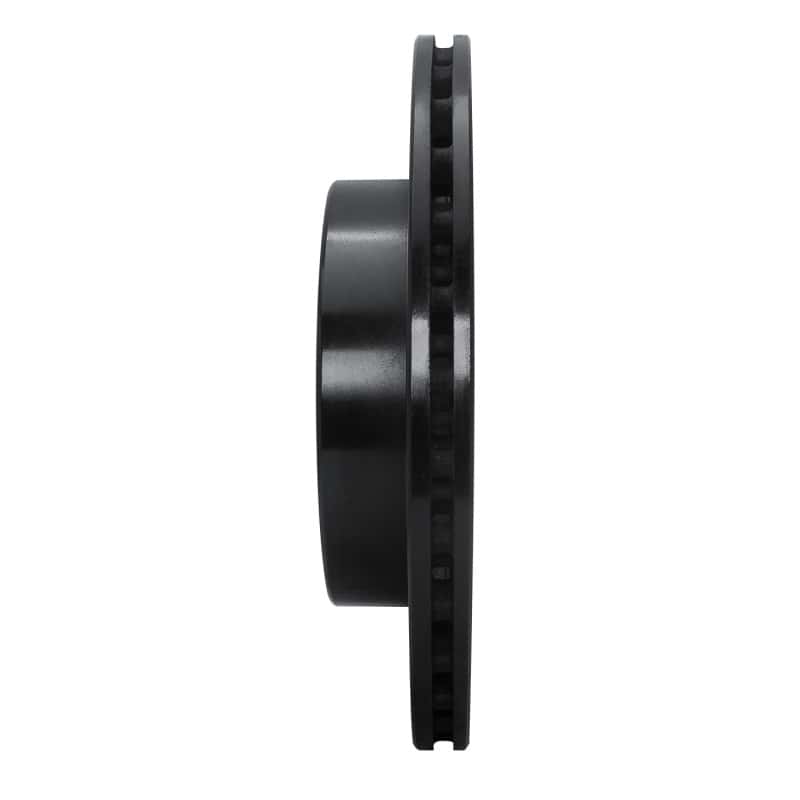 R1 Concepts — R1 03-06 Mitsubishi Lancer Rear Right Drilled & Slotted Black Brake Rotor
R1 Brake Rotor Drill - view 3